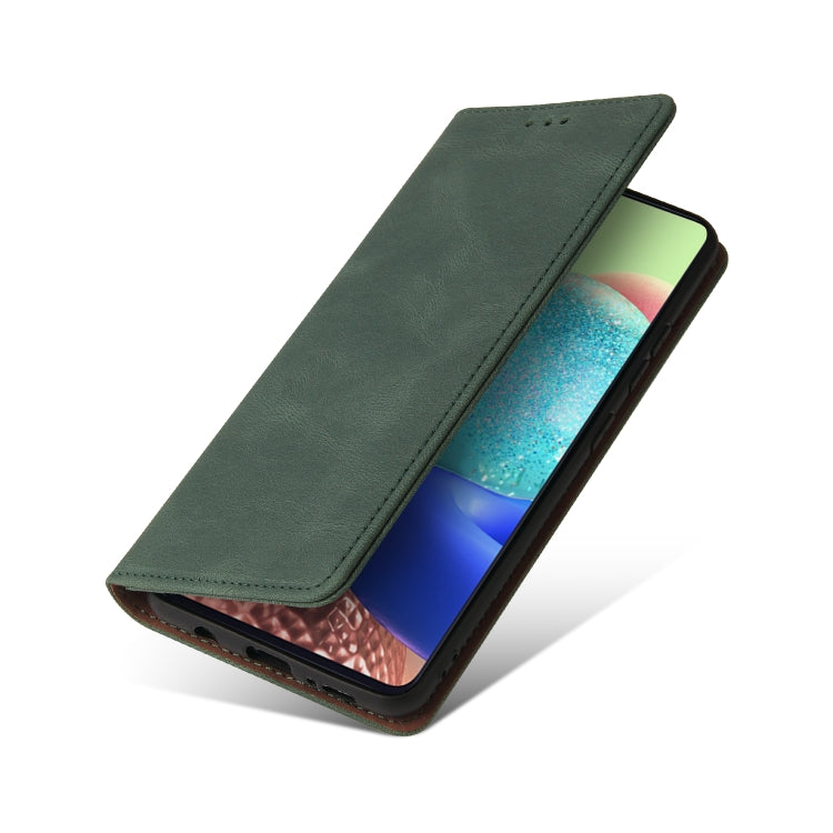 For Samsung Galaxy A71 5G Simple Suction Closure Horizontal Flip Leather Case with Holder & Card Slot & Wallet