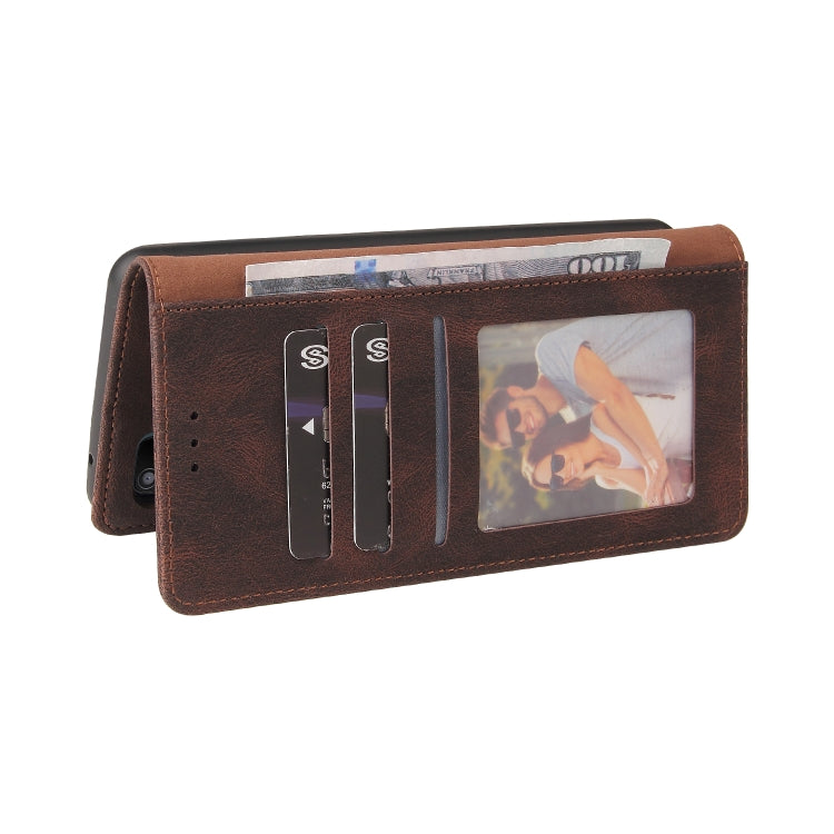 For Samsung Galaxy A71 5G Simple Suction Closure Horizontal Flip Leather Case with Holder & Card Slot & Wallet
