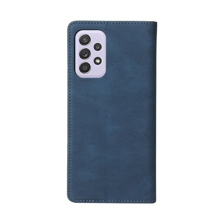 For Samsung Galaxy A72 5G / 4G Simple Suction Closure Horizontal Flip Leather Case with Holder & Card Slot & Wallet