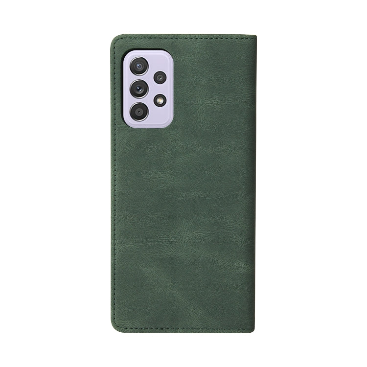 For Samsung Galaxy A72 5G / 4G Simple Suction Closure Horizontal Flip Leather Case with Holder & Card Slot & Wallet