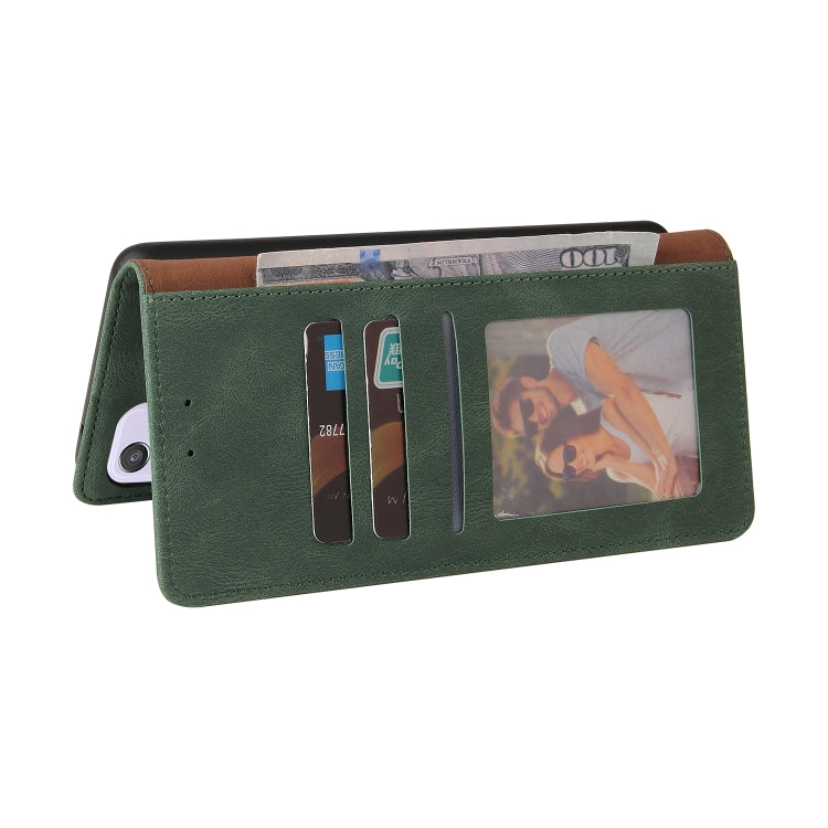 For Samsung Galaxy A72 5G / 4G Simple Suction Closure Horizontal Flip Leather Case with Holder & Card Slot & Wallet