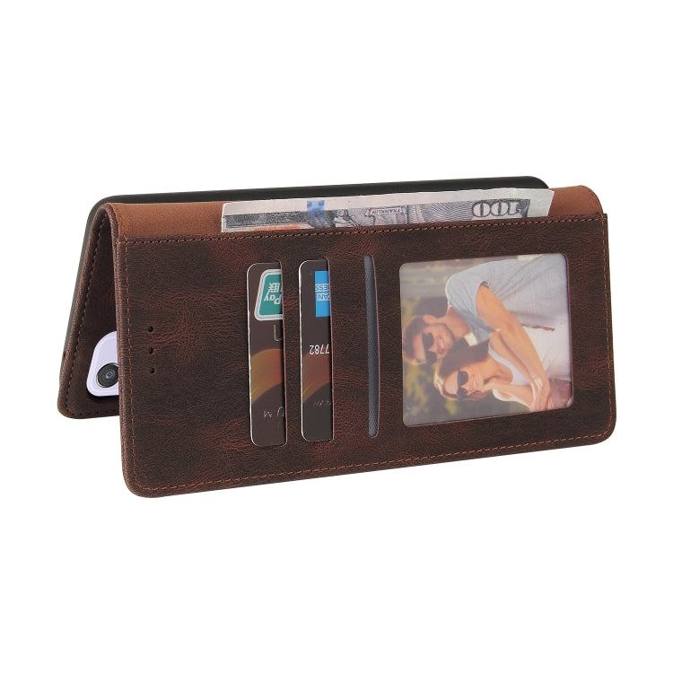 For Samsung Galaxy A72 5G / 4G Simple Suction Closure Horizontal Flip Leather Case with Holder & Card Slot & Wallet