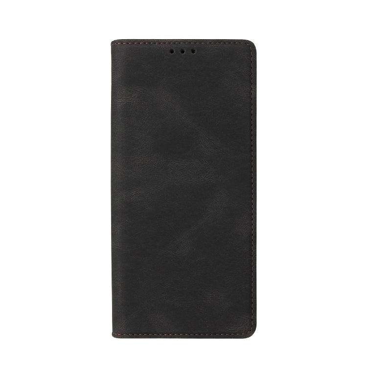 For Samsung Galaxy A82 Simple Suction Closure Horizontal Flip Leather Case with Holder & Card Slot & Wallet