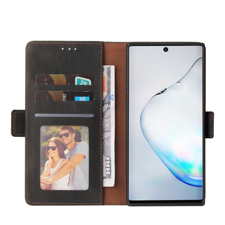 For Samsung Galaxy Note10 Simple Suction Closure Horizontal Flip Leather Case with Holder & Card Slot & Wallet