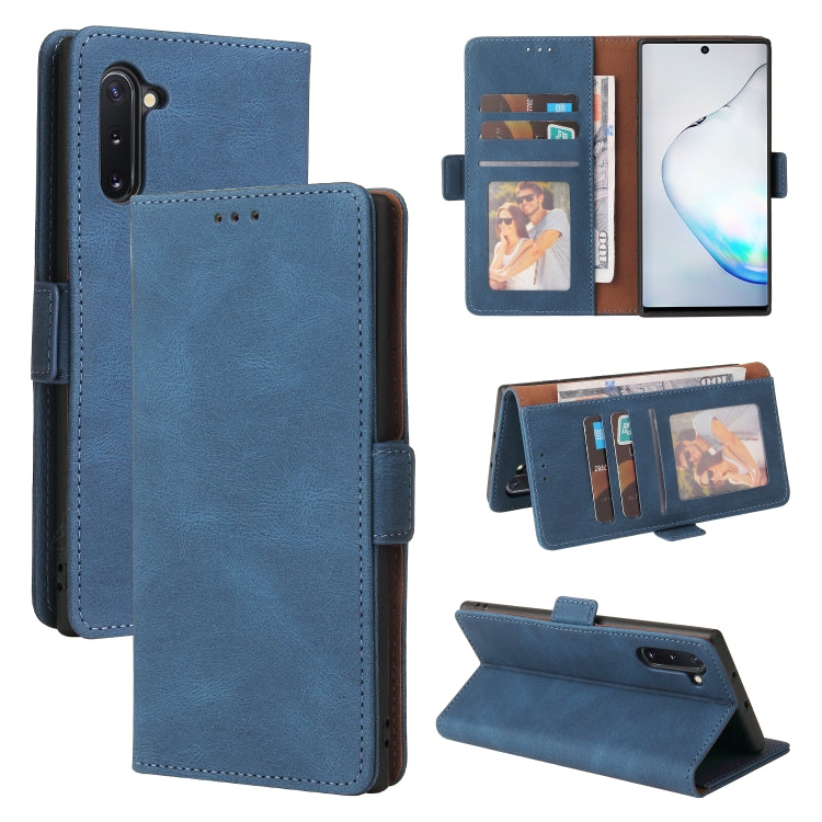 For Samsung Galaxy Note10 Simple Suction Closure Horizontal Flip Leather Case with Holder & Card Slot & Wallet