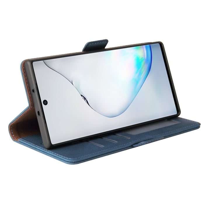 For Samsung Galaxy Note10 Simple Suction Closure Horizontal Flip Leather Case with Holder & Card Slot & Wallet