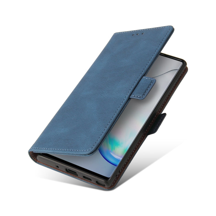 For Samsung Galaxy Note10 Simple Suction Closure Horizontal Flip Leather Case with Holder & Card Slot & Wallet