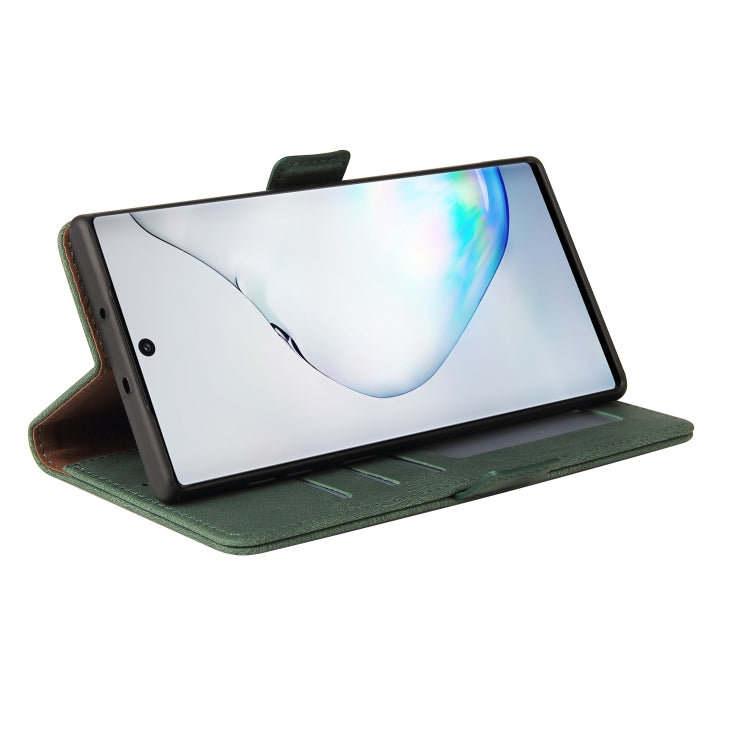 For Samsung Galaxy Note10 Simple Suction Closure Horizontal Flip Leather Case with Holder & Card Slot & Wallet