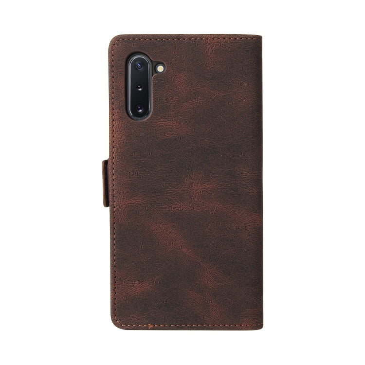 For Samsung Galaxy Note10 Simple Suction Closure Horizontal Flip Leather Case with Holder & Card Slot & Wallet