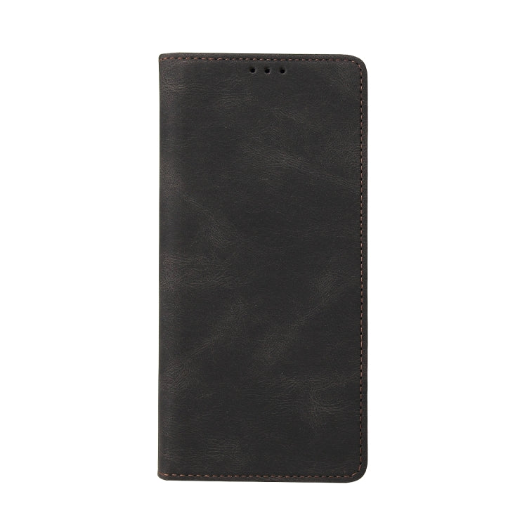 For Samsung Galaxy Note20 Ultra Simple Suction Closure Horizontal Flip Leather Case with Holder & Card Slot & Wallet