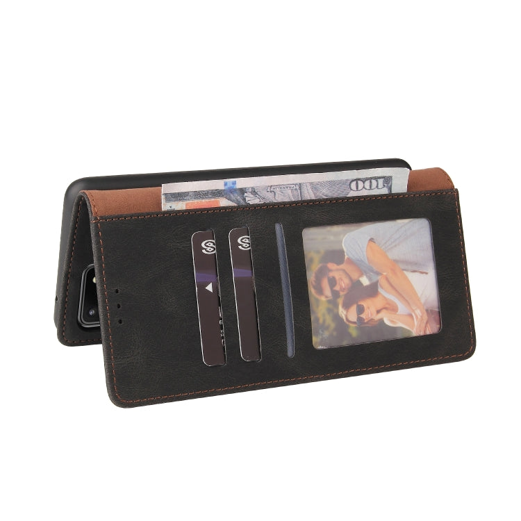 For Samsung Galaxy Note20 Ultra Simple Suction Closure Horizontal Flip Leather Case with Holder & Card Slot & Wallet