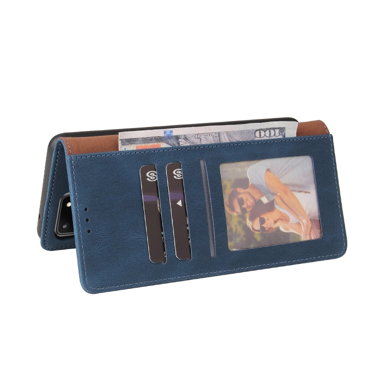 For Samsung Galaxy Note20 Ultra Simple Suction Closure Horizontal Flip Leather Case with Holder & Card Slot & Wallet