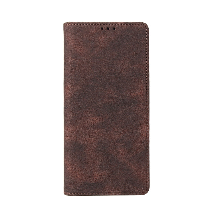 For Samsung Galaxy Note20 Ultra Simple Suction Closure Horizontal Flip Leather Case with Holder & Card Slot & Wallet