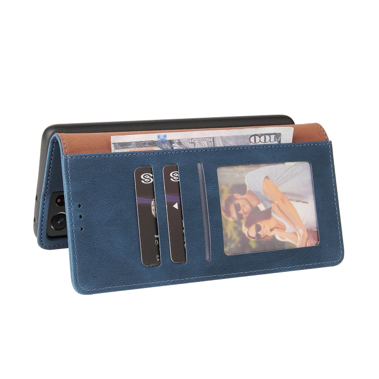 For Samsung Galaxy S21 Ultra 5G Simple Suction Closure Horizontal Flip Leather Case with Holder & Card Slot & Wallet