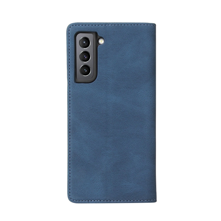 For Samsung Galaxy S21+ 5G Simple Suction Closure Horizontal Flip Leather Case with Holder & Card Slot & Wallet