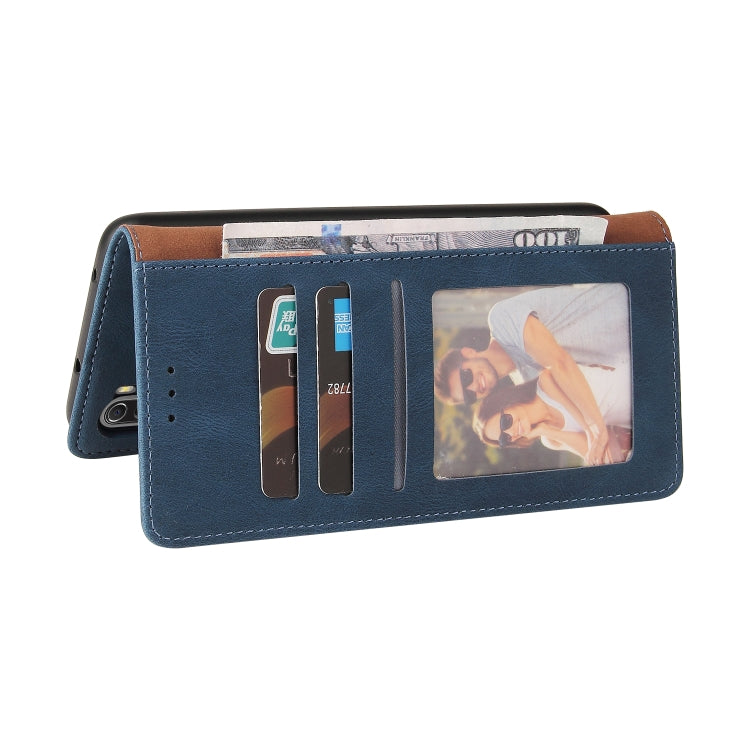 For Xiaomi Redmi Note 8T Simple Suction Closure Horizontal Flip Leather Case with Holder & Card Slot & Wallet