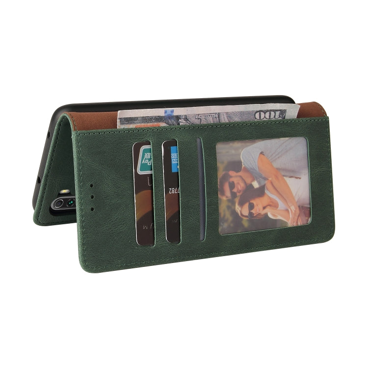 For Xiaomi Redmi Note 8T Simple Suction Closure Horizontal Flip Leather Case with Holder & Card Slot & Wallet
