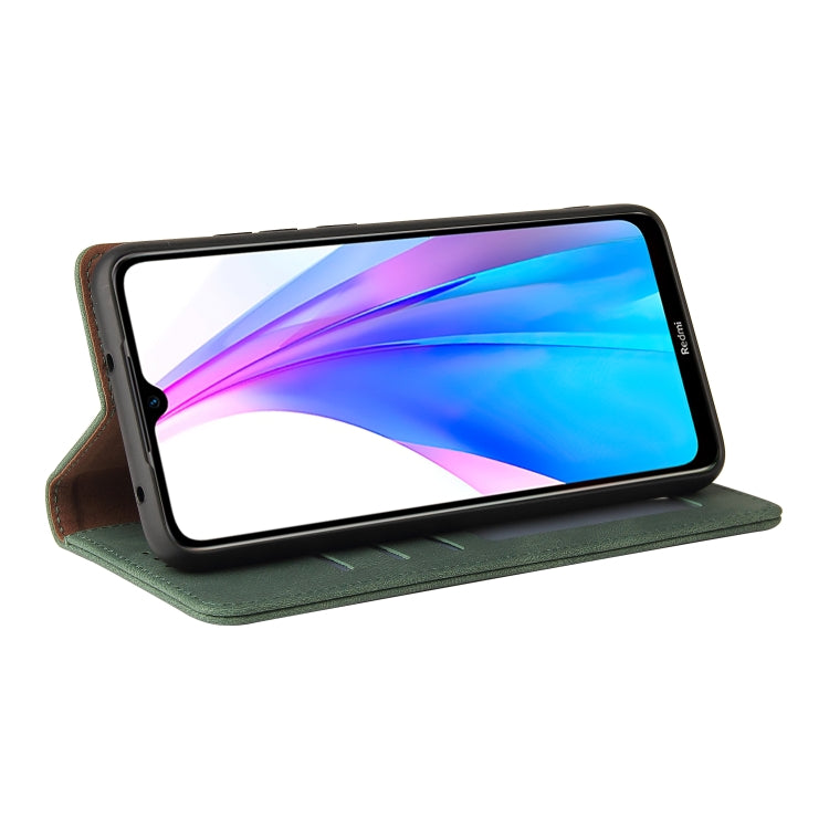 For Xiaomi Redmi Note 8T Simple Suction Closure Horizontal Flip Leather Case with Holder & Card Slot & Wallet