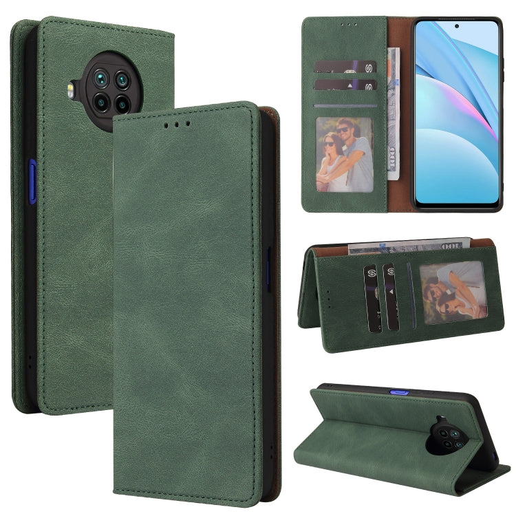 For Xiaomi Mi 10T Lite 5G Simple Suction Closure Horizontal Flip Leather Case with Holder & Card Slot & Wallet