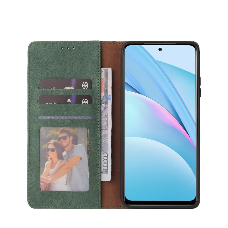 For Xiaomi Mi 10T Lite 5G Simple Suction Closure Horizontal Flip Leather Case with Holder & Card Slot & Wallet