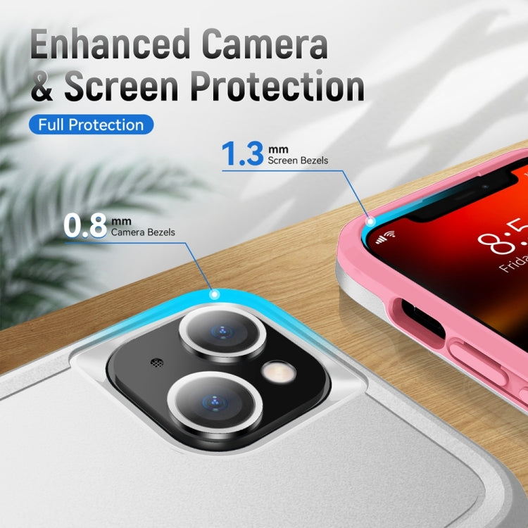 For iPhone 13 mini Ring Kickstand Heavy Duty Shockproof Phone Case