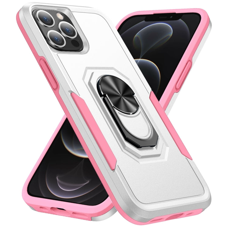 For iPhone 12 / 12 Pro Ring Kickstand Heavy Duty Shockproof Phone Case