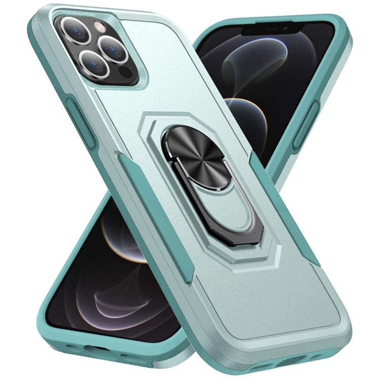 For iPhone 12 / 12 Pro Ring Kickstand Heavy Duty Shockproof Phone Case