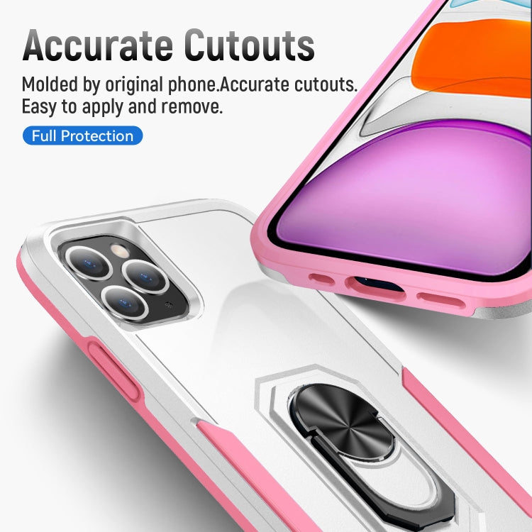 For iPhone 11 Pro Ring Kickstand Heavy Duty Shockproof Phone Case