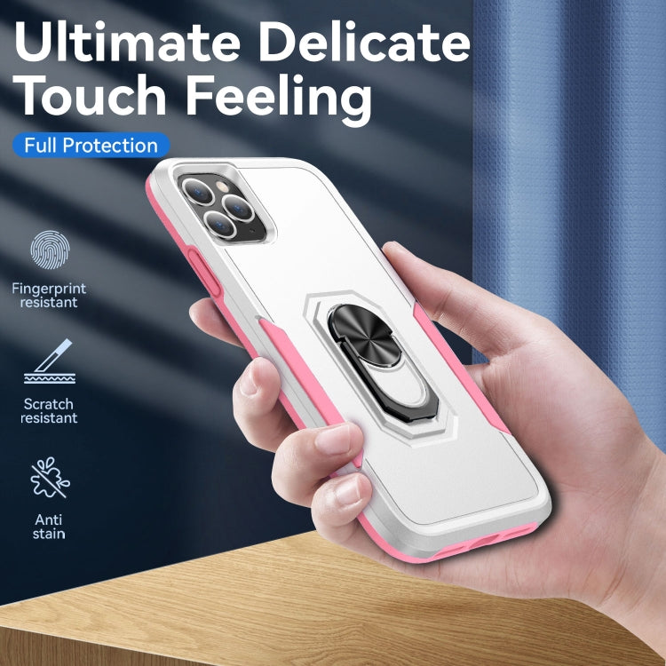 For iPhone 11 Pro Ring Kickstand Heavy Duty Shockproof Phone Case