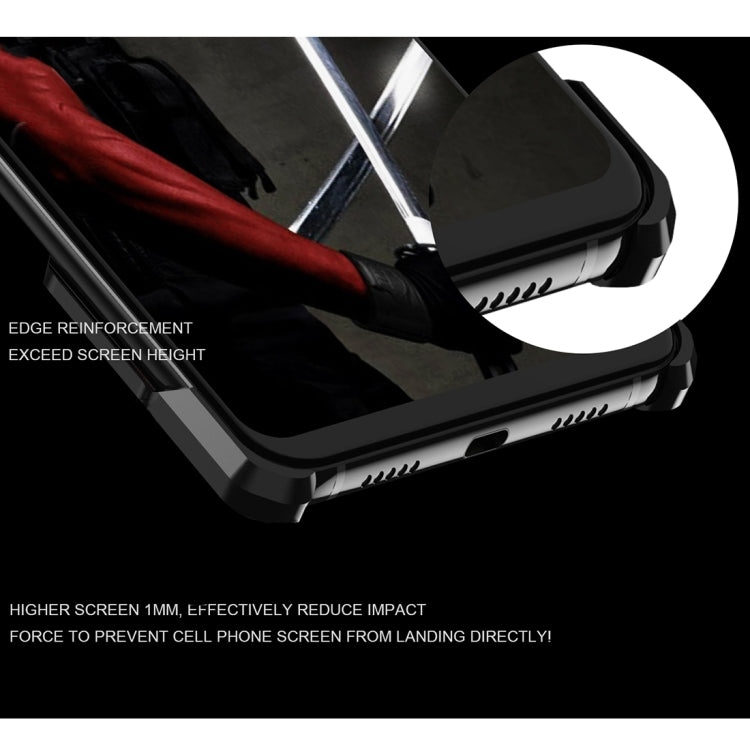 For Xiaomi Mi 8 Hero Series Anti-fall Wear-resistant Metal Protective Case with Bracket