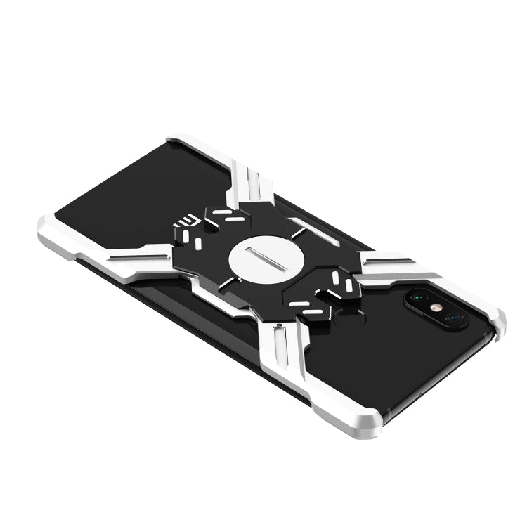 For Xiaomi Mi 8 Explorer Hero Series Anti-fall Wear-resistant Metal Protective Case with Bracket