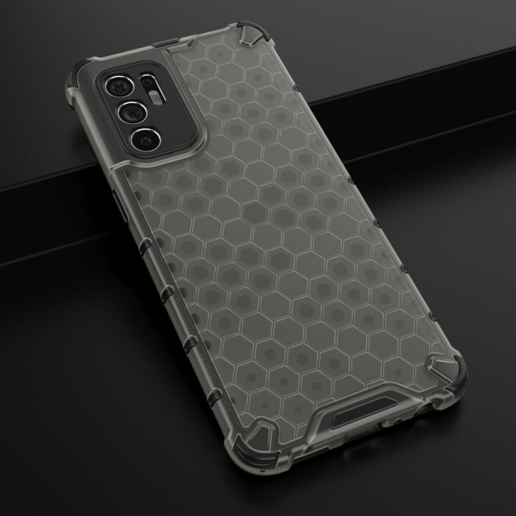 For OPPO Reno6 4G Shockproof Honeycomb PC + TPU Case