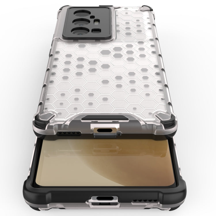For vivo X70 Pro+ Shockproof Honeycomb PC + TPU Case