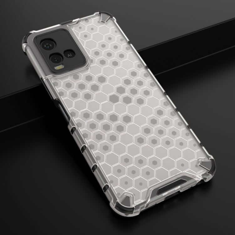 For vivo Y21 Shockproof Honeycomb PC + TPU Case