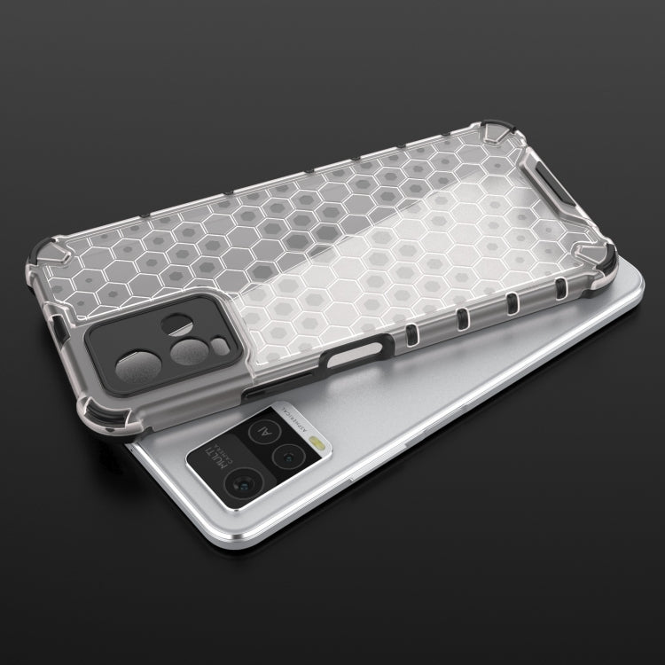 For vivo Y21 Shockproof Honeycomb PC + TPU Case