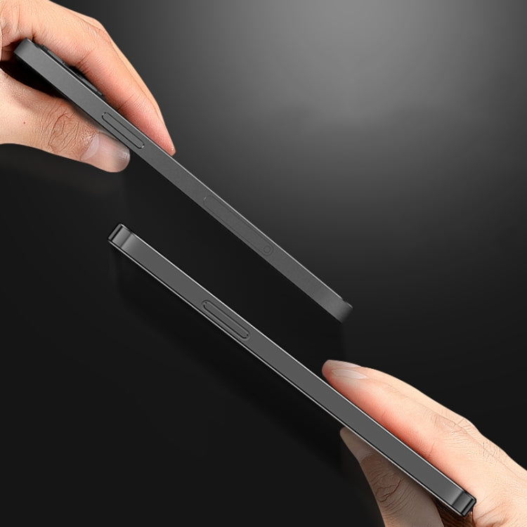 For OPPO Reno6 Cool Sharp Series Aluminum Plate Brushed Lens All-inclusive Protective Case