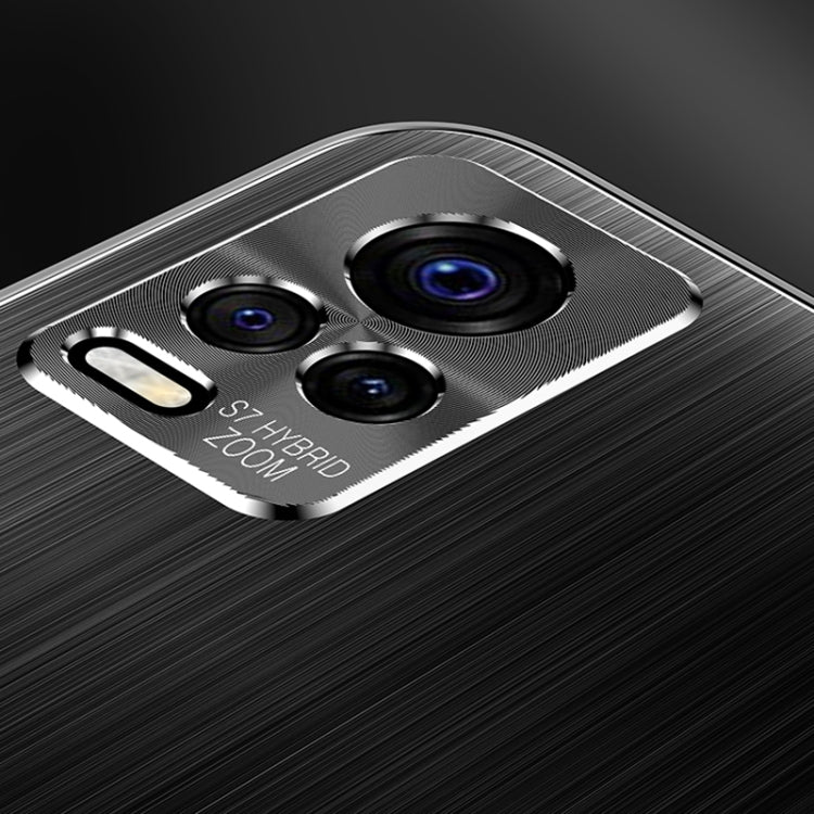 For vivo S7 Cool Sharp Series Aluminum Plate Brushed Lens All-inclusive Protective Case