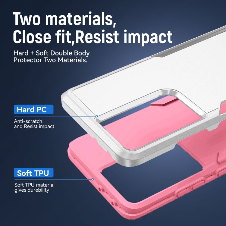 For Samsung Galay S21 Ultra 5G Pioneer Armor Heavy Duty PC + TPU Shockproof Case