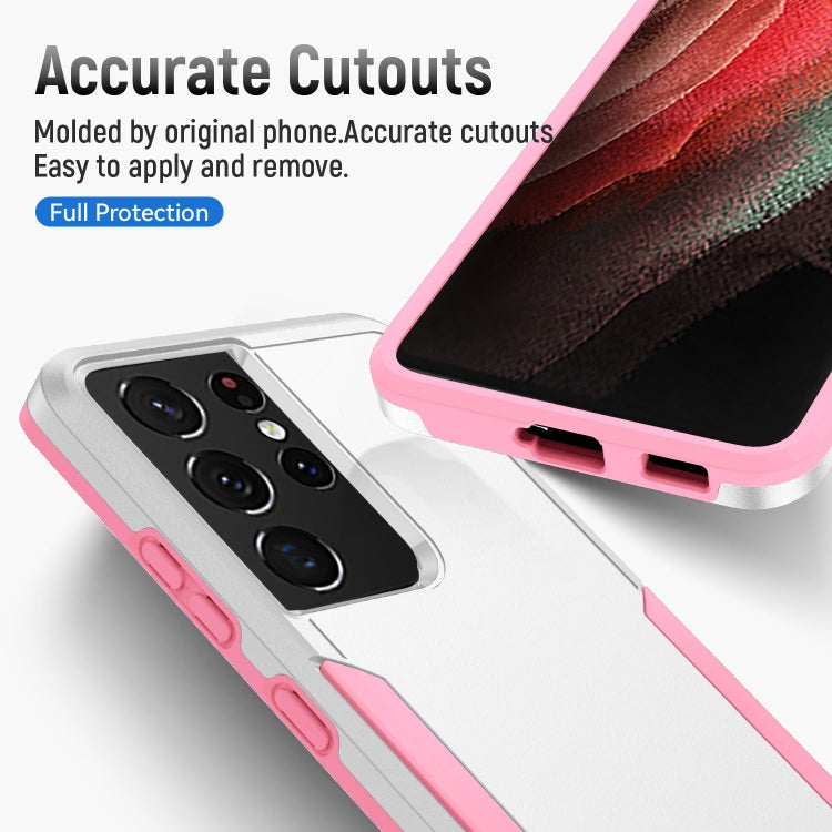 For Samsung Galay S21 Ultra 5G Pioneer Armor Heavy Duty PC + TPU Shockproof Case