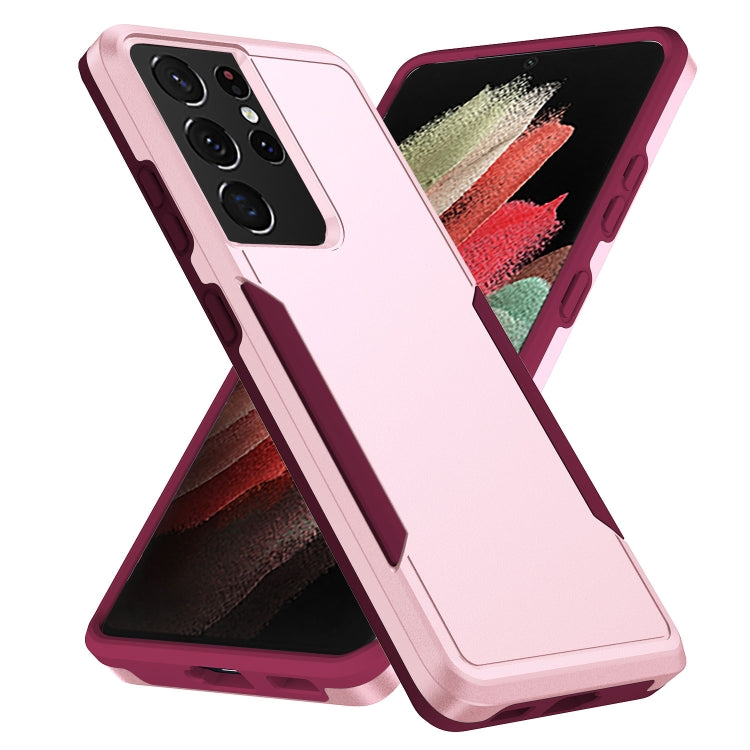 For Samsung Galay S21 Ultra 5G Pioneer Armor Heavy Duty PC + TPU Shockproof Case