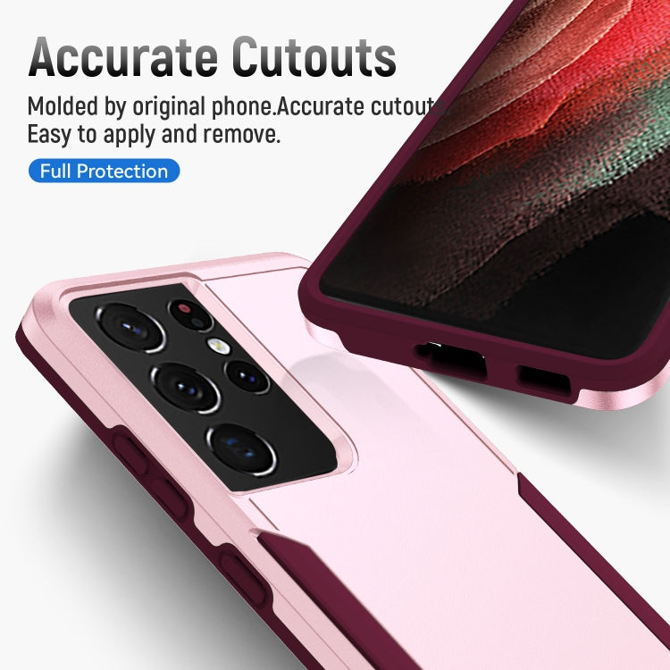 For Samsung Galay S21 Ultra 5G Pioneer Armor Heavy Duty PC + TPU Shockproof Case