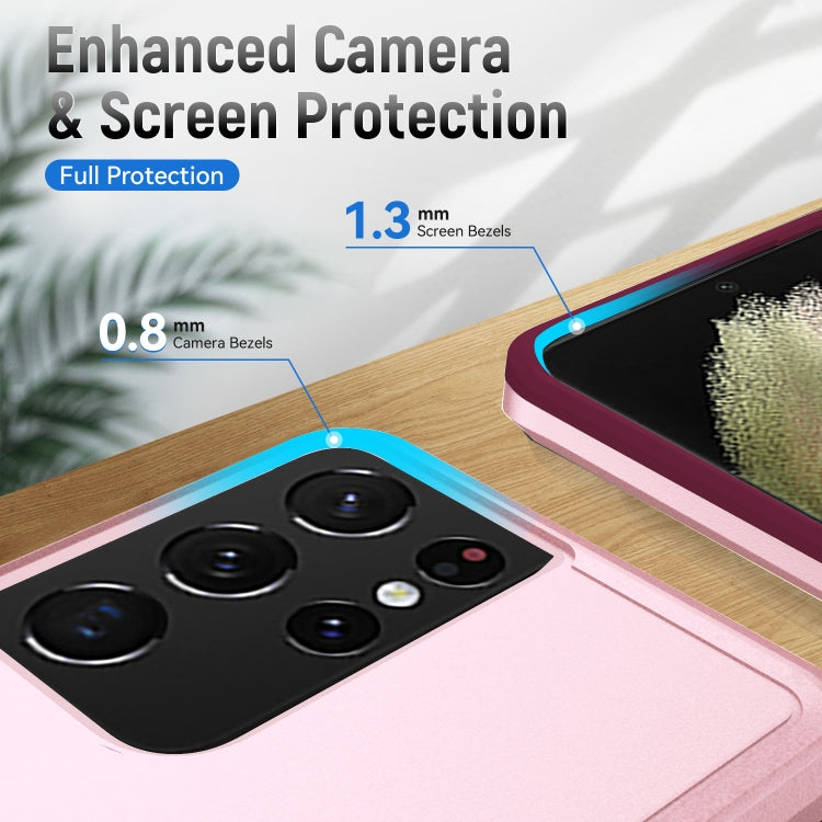 For Samsung Galay S21 Ultra 5G Pioneer Armor Heavy Duty PC + TPU Shockproof Case