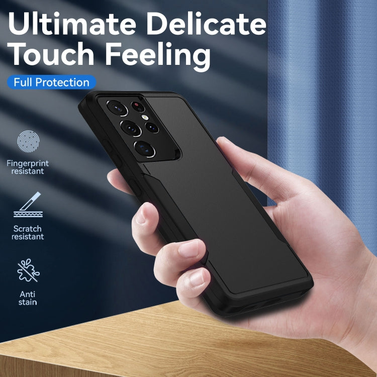 For Samsung Galay S21 Ultra 5G Pioneer Armor Heavy Duty PC + TPU Shockproof Case
