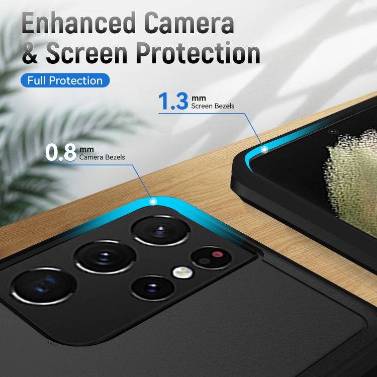 For Samsung Galay S21 Ultra 5G Pioneer Armor Heavy Duty PC + TPU Shockproof Case