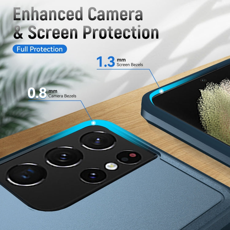 For Samsung Galay S21 Ultra 5G Pioneer Armor Heavy Duty PC + TPU Shockproof Case