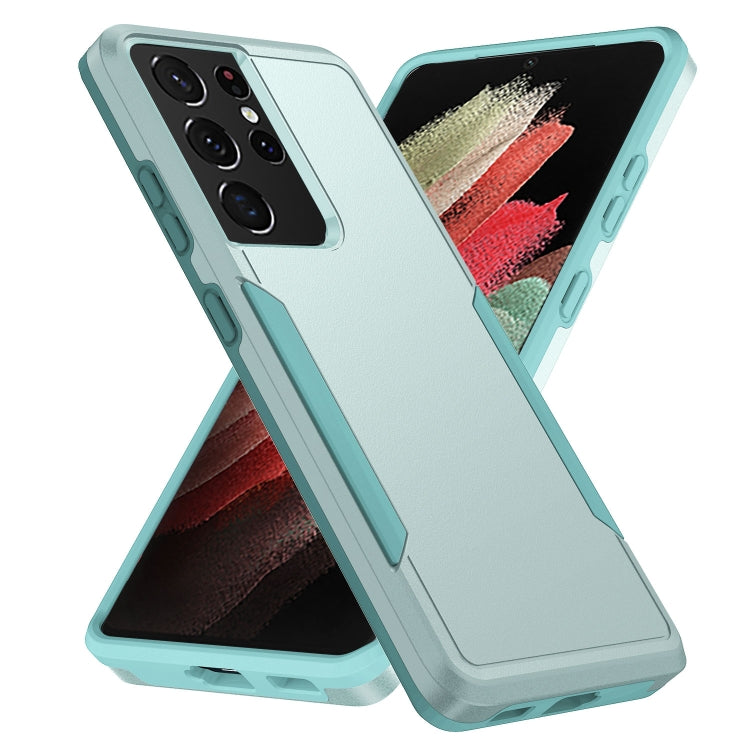 For Samsung Galay S21 Ultra 5G Pioneer Armor Heavy Duty PC + TPU Shockproof Case