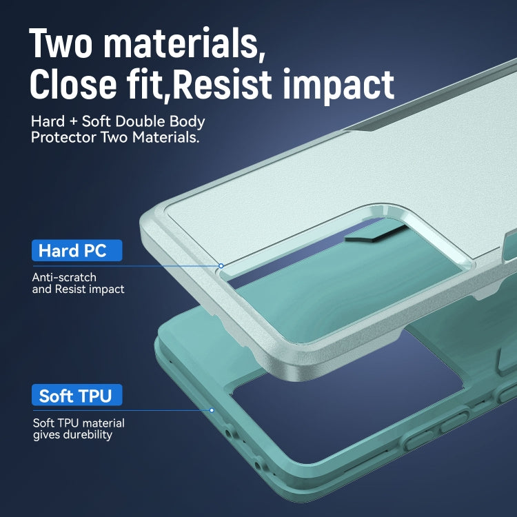 For Samsung Galay S21 Ultra 5G Pioneer Armor Heavy Duty PC + TPU Shockproof Case