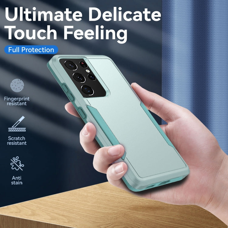 For Samsung Galay S21 Ultra 5G Pioneer Armor Heavy Duty PC + TPU Shockproof Case