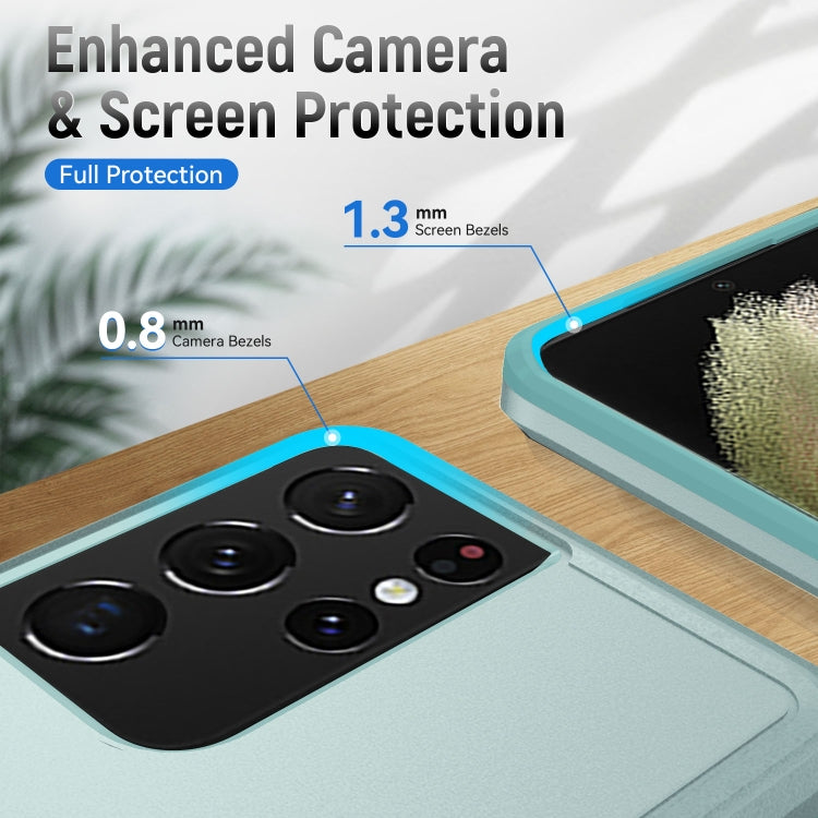 For Samsung Galay S21 Ultra 5G Pioneer Armor Heavy Duty PC + TPU Shockproof Case