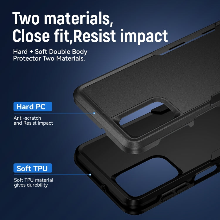 For Samsung Galay A32 4G Pioneer Armor Heavy Duty PC + TPU Shockproof Case
